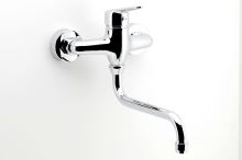 Dřezová umyvadlová baterie 150mm Titania IRIS New chrom - 94470/T,0 (1)