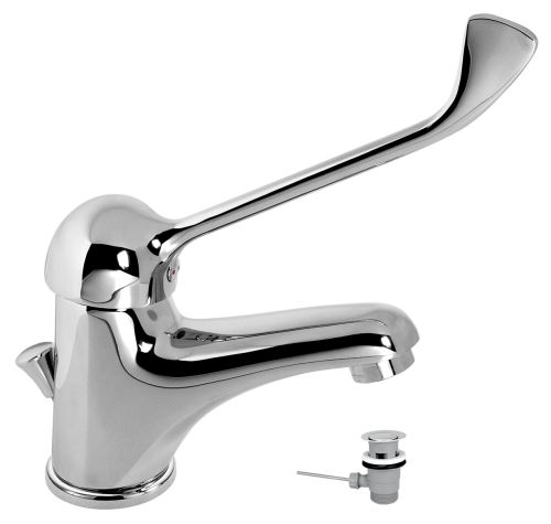Umyvadlová baterie s výpustí lékařská páka Metalia 55 chrom - 55001L,0
