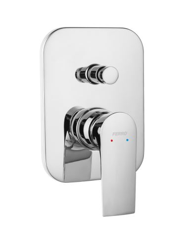 Sprchová podomítková baterie ALGEO SQUARE chrom - 82050R,0 (37567)