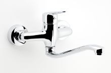 Dřezová umyvadlová baterie 150mm Titania IRIS New chrom - 94470,0 (1)