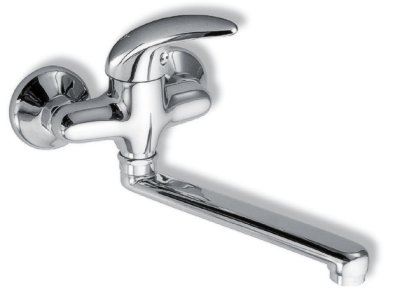 Umyvadlová dřezová baterie 100 mm Metalia 55 chrom - 55077,0