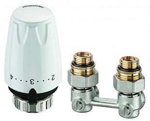 IMI Heimeier Set Termostatická hlavice DX + Vektorim, 1/2" rohový