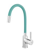 Dřezová stojánková baterie s elastickým ramenem mátová-chrom - 70710,0M Dřezová stojánková baterie s elastickým ramenem mátová-chrom - 70710,0M