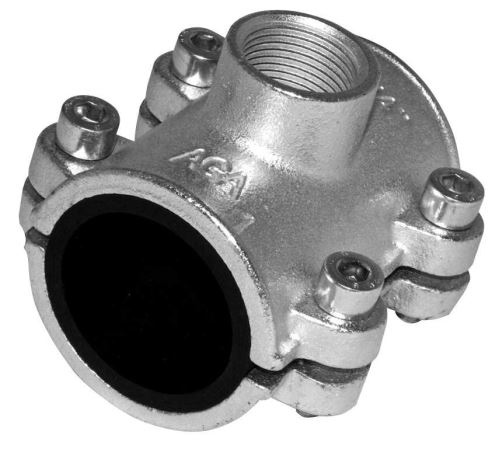 Třmen s odbočkou OBD 6/4"x1" s vnitřním závitem pro ocel. trubky, pozink ( 47,9-48,8mm )