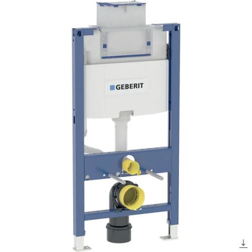 GEBERIT Duofix pro závěsné WC H 98 s nádržkou do stěny Omega 12cm