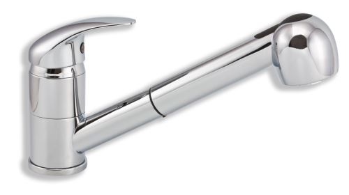 Dřezová teleskopická baterie Titania Lux chrom - 91081,0