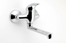 Umyvadlová dřezová baterie 100 mm Metalia 55 chrom - 55077,0 (1)