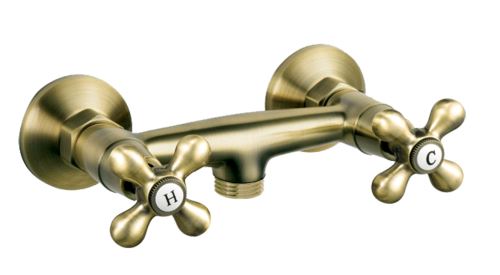 Sprchová nástěnná baterie 150 mm bronz - BAI7BR