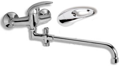 Paneláková baterie bez příslušenství 150 mm Metalia 55 chrom - 55136/1,0