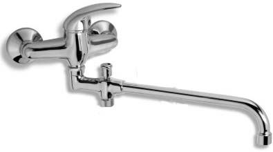 Paneláková baterie bez příslušenství 150 mm Metalia 55 chrom - 55036/1,0