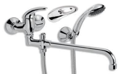 Vanová paneláková baterie 100 mm Metalia 55 chrom - 55137,0
