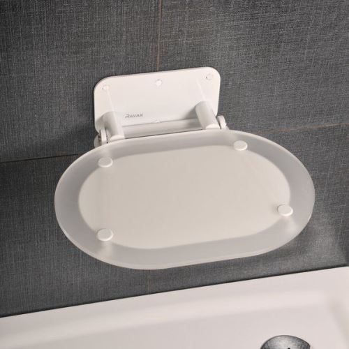 Sedátko OVO CHROME CLEAR/WHITE
