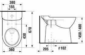 WC kombi mísa DEEP BY JIKA, SO se zvýšenou výškou 48 cm - invalidní