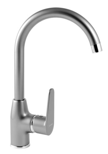 Dřezová baterie Titania Fresh, šedá - 96713,68