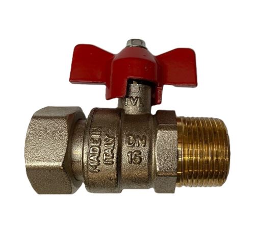 Kulový kohout přímý MF 3/4" s převlečnou maticí