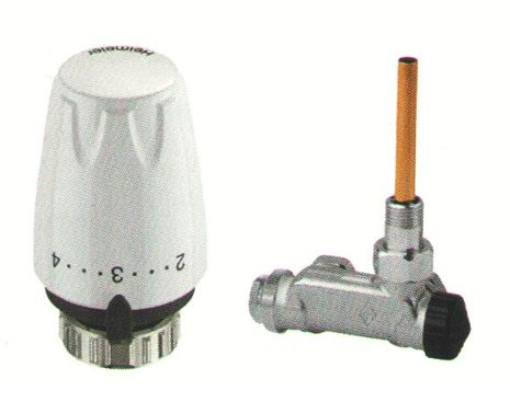 IMI Heimeier Set Termostatická hlavice DX + E-Z ventil, 1/2” rohový